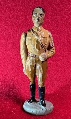Nazi Adolf Hitler Figurine in SA Uniform with Moveable Arm...$125 SOLD