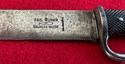 Nazi Hitler Youth Knife by C.& R. Linder with Very Faint 