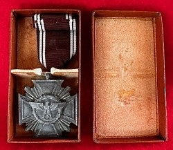 Nazi NSDAP 10-Year Long Service Award in Issue Box...$275 SOLD