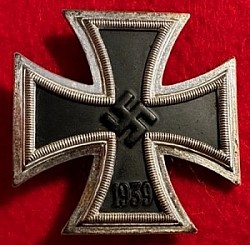 Nazi Iron Cross 1st Class Marked 