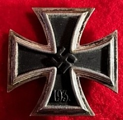Nazi Iron Cross 1st Class Marked 
