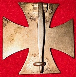 Nazi Iron Cross 1st Class Marked 