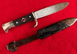 Nazi Hitler Youth Knife with Motto by Anton Wingen Jr...$435 SOLD