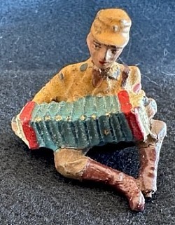 Nazi SA Accordion Player Composition Figure by Lineol...$25 SOLD