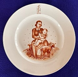 Nazi 1934 NSV (People's Welfare Organization) Decorative Plate...$75 SOLD