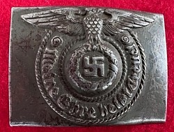 Nazi SS EM Steel Belt Buckle by RODO...$625 SOLD