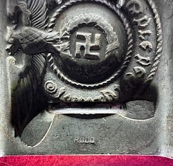 Nazi SS EM Steel Belt Buckle by RODO...$625 SOLD