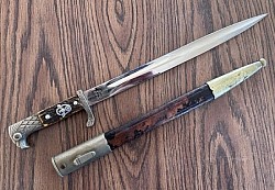 Nazi Police Slotted Dress Dagger with Matching Unit Markings and Serial Numbers...$595 SOLD