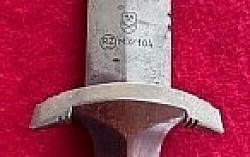 Nazi NSKK Dagger by Rare Maker Ludwig Zeitler of Vienna with Hanger Clip...$490 SOLD