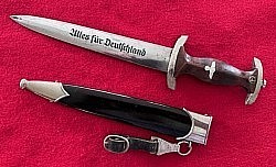 Nazi NSKK Dagger Marked 