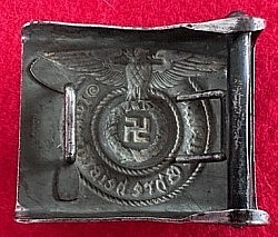Nazi SS EM Steel Belt Buckle by RODO...$625 SOLD