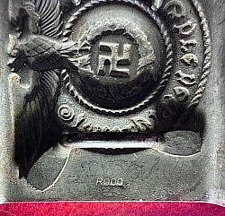 Nazi SS EM Steel Belt Buckle by RODO...$625 SOLD