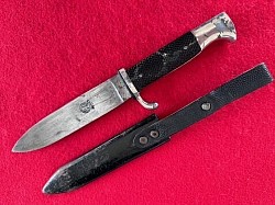 Nazi Hitler Youth Knife Marked 