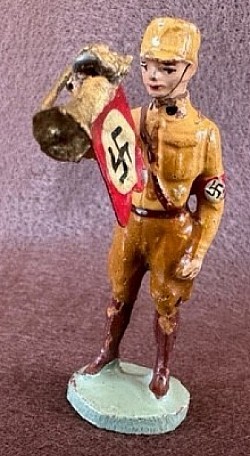 Nazi SA Bugler Toy Figurine...$65 SOLD