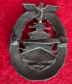 French-Made Kriegsmarine High Seas Fleet Badge by Bacqueville...$250 SOLD