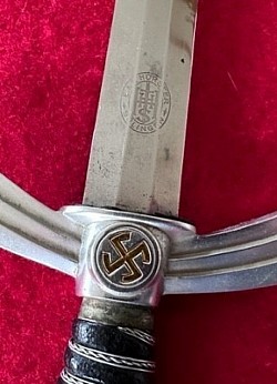 Nazi Luftwaffe 1st Model Dagger by E.& F. Horster with Hanger Chain...$575 SOLD