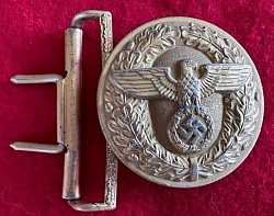 Nazi Political Leader's Belt Buckle with RZM Code 