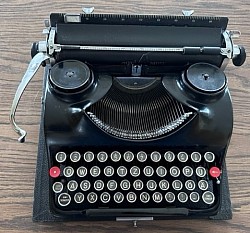 Nazi Portable Typewriter with the 