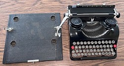 Nazi Portable Typewriter with the 