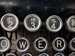 Nazi Portable Typewriter with the 