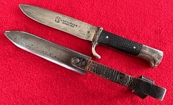 Nazi Hitler Youth Knife by A. Schüttelhöfer & Co. with 