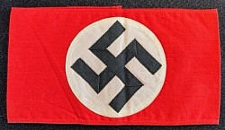 Nazi NSDAP Multi-Piece Swastika Armband with RZM Tag...$175 SOLD