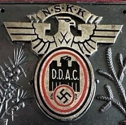 Nazi 1934 NSKK / DDAC Westmark Plaque...$275 SOLD