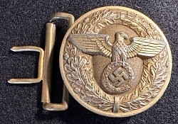 Nazi Political Leader's Belt Buckle with RZM Code 