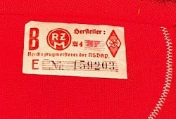 Nazi NSDAP Multi-Piece Swastika Armband with Hitler Youth RZM Tag...$185 SOLD