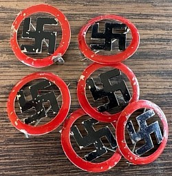 Nazi Patriotic Swastika Badges...$35 each SOLD OUT