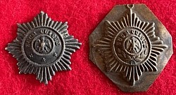 German Prussian WW1 Regiment der Gardes du Corps Badge with Unfinished Badge...$45 set SOLD