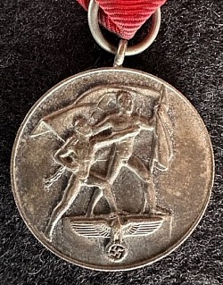 Nazi 1938 Austrian Annexation Medal...$85 SOLD