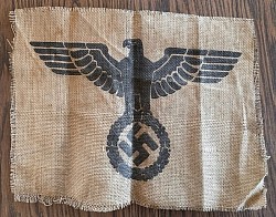 Nazi Military Burlap Grain Sack Center Section...$75 SOLD