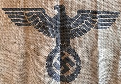 Nazi Military Burlap Grain Sack Center Section...$75 SOLD
