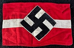 Nazi Hitler Youth Armband with Snap Fasteners...$150 SOLD