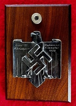 Nazi NSRL Sports Association 1938 