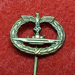 Nazi Submarine War Badge Stickpin...$80 SOLD