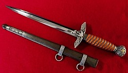 Nazi Luftwaffe Officer's Dress Dagger by SMF with Waffenamt...$625 SOLD