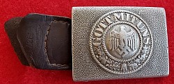 Nazi Army EM Combat Belt Buckle...$95 SOLD