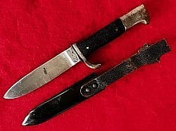 Nazi Hitler Youth Knife Dated 