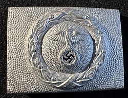 Nazi RLB Air Raid Protection 1st Pattern EM Belt Buckle by Paulmann & Crone-Lüdenscheid...$125 SOLD