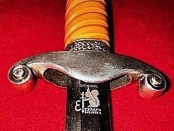 Nazi Army Officer's Dagger by Eickhorn with Nickel Fittings...$650 SOLD