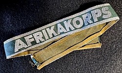 Nazi Afrika Korps Cuff Title...$325 SOLD