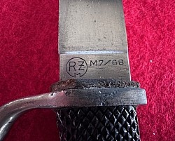 Nazi Hitler Youth Knife with RZM Maker's Code 