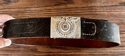 Nazi SS EM Steel Belt Buckle with 