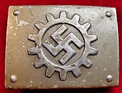 Nazi Deutsche Arbeitsfront (DAF) EM Belt Buckle Marked 