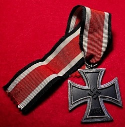 Nazi Iron Cross 2nd Class with Ribbon...$150 SOLD