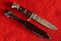 Nazi Hitler Youth Knife Marked 