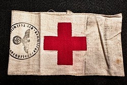 Nazi Red Cross Personnel Duty Armband...$110 SOLD