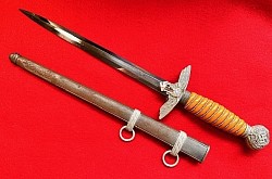 Nazi Luftwaffe 2nd Model Dagger by SMF with Waffenamt...$465 SOLD